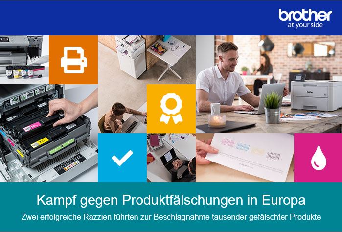 Bürotrend Büromöbel, Büroeinrichtung, Bürotechnik Bielefeld OWL | Brother im Kampf gegen Produktfälschungen